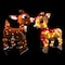 Lighted Rudolph & Clarice Outdoor Christmas Décor Set